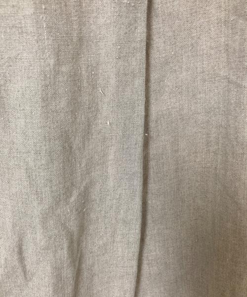 KAGURE（カグレ）KAGURE (カグレ) リネンハーフスリーブオールインワン ベージュ サイズ:FREEの古着・服飾アイテム