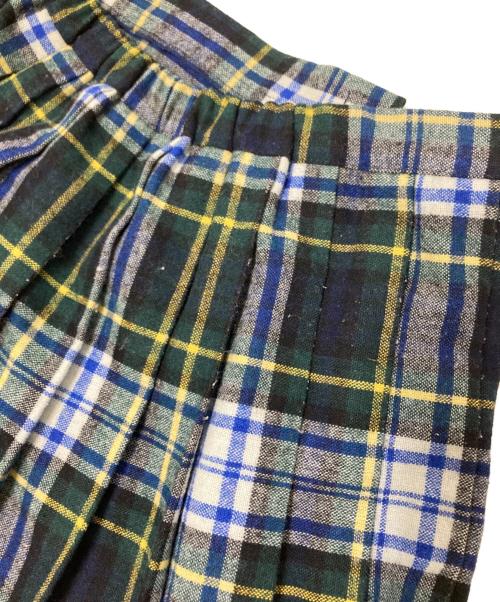 O'NEIL OF DUBLIN（オニールオブダブリン）O'NEIL OF DUBLIN (オニールオブダブリン) チェック柄ラップスカート グリーン×ネイビー サイズ:US:8の古着・服飾アイテム