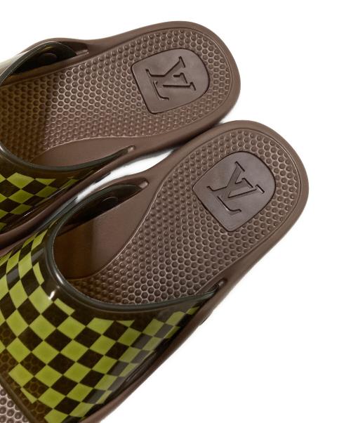LOUIS VUITTON（ルイ ヴィトン）LOUIS VUITTON (ルイ ヴィトン) シャワーサンダル ブラウン サイズ:8の古着・服飾アイテム