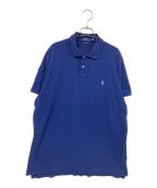 POLO RALPH LAURENポロ・ラルフローレン）の古着「CUSTOM SLIM FIT POLO SHIRT」｜ネイビー
