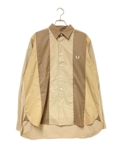 FRED PERRY（フレッドペリー）FRED PERRY (フレッドペリー) PANELLED SHIRT ベージュ サイズ:Sの古着・服飾アイテム