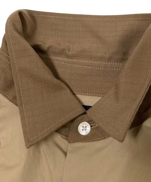 FRED PERRY（フレッドペリー）FRED PERRY (フレッドペリー) PANELLED SHIRT ベージュ サイズ:Sの古着・服飾アイテム
