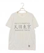 WACKO MARIAワコマリア）の古着「天国東京ロゴTシャツ」｜ホワイト×ブラック