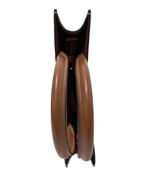 CELINE（セリーヌ）CELINE (セリーヌ) スモールバーティカルカバ グレー×ブラウンの古着・服飾アイテム