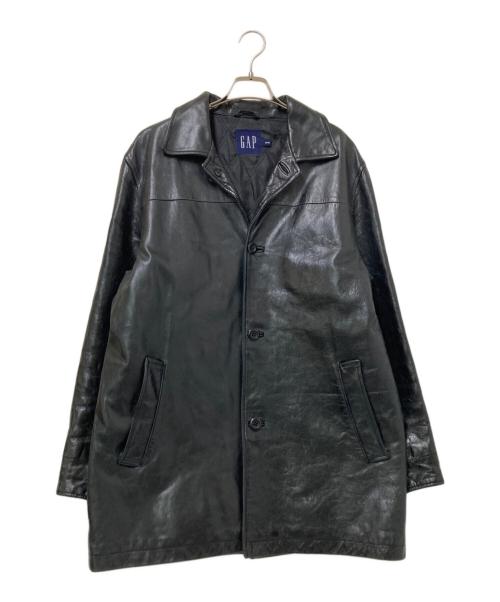 OLDGAP（オールドギャップ）OLDGAP (オールドギャップ) レザーカーコート ブラック サイズ:Mの古着・服飾アイテム