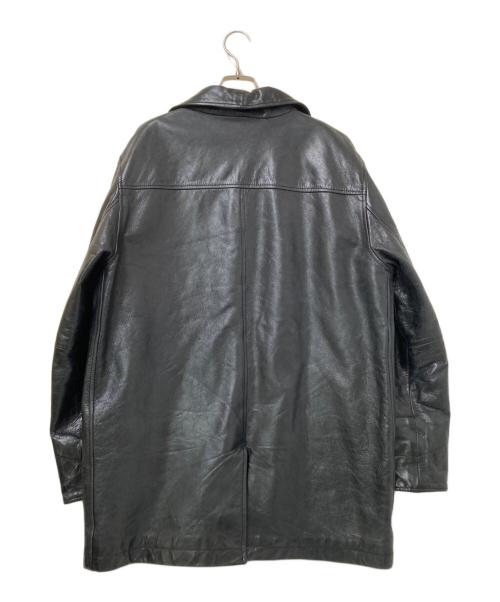 OLDGAP（オールドギャップ）OLDGAP (オールドギャップ) レザーカーコート ブラック サイズ:Mの古着・服飾アイテム