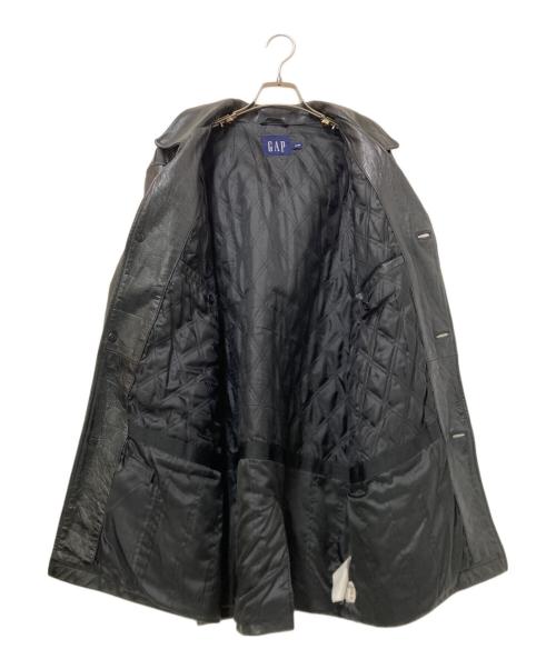 OLDGAP（オールドギャップ）OLDGAP (オールドギャップ) レザーカーコート ブラック サイズ:Mの古着・服飾アイテム