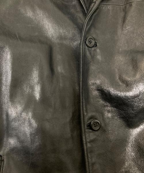 OLDGAP（オールドギャップ）OLDGAP (オールドギャップ) レザーカーコート ブラック サイズ:Mの古着・服飾アイテム