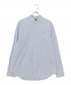 RALPH LAURENラルフローレン）の古着「ボタンダウンシャツ」｜ブルー×ホワイト