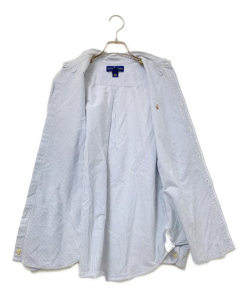 RALPH LAUREN（ラルフローレン）RALPH LAUREN (ラルフローレン) ボタンダウンシャツ ブルー×ホワイト サイズ:20の古着・服飾アイテム