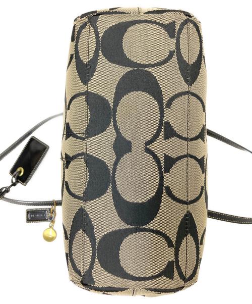 COACH（コーチ）COACH (コーチ) トートバッグ ベージュ×ブラック サイズ:下記参照の古着・服飾アイテム