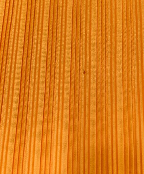 PLEATS PLEASE（プリーツプリーズ）PLEATS PLEASE (プリーツプリーズ) プリーツカットソー オレンジ サイズ:03の古着・服飾アイテム