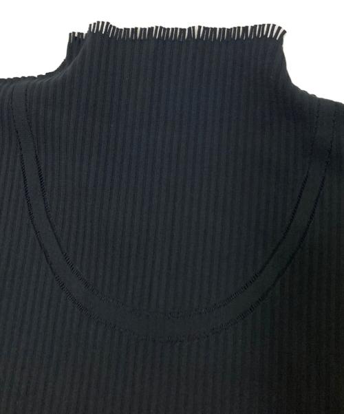 PLEATS PLEASE（プリーツプリーズ）PLEATS PLEASE (プリーツプリーズ) ノースリーブプリーツカットソー ネイビー サイズ:03の古着・服飾アイテム