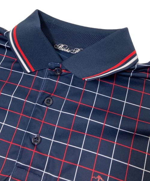 BROOKS BROTHERS（ブルックスブラザーズ）BROOKS BROTHERS (ブルックスブラザーズ) FILA (フィラ) ポロシャツ ネイビー×ホワイト サイズ:XSの古着・服飾アイテム