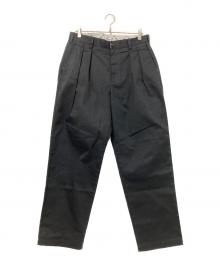 Schott（ショット）の古着「2タックワイドパンツ」｜ブラック