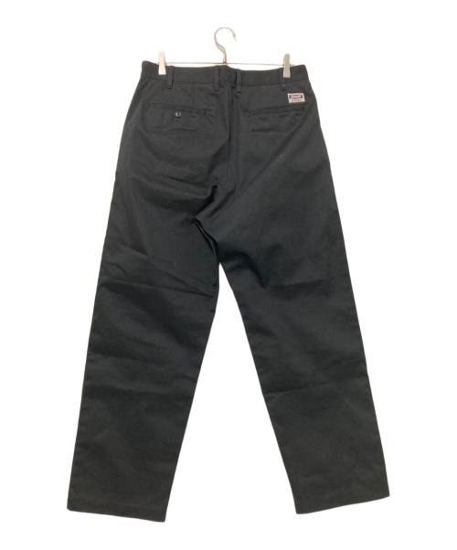 Schott（ショット）Schott (ショット) 2タックワイドパンツ ブラック サイズ:Lの古着・服飾アイテム
