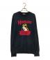 Hysteric Glamour（ヒステリックグラマー）の古着「ヒスガールプリントニット」｜ブラック