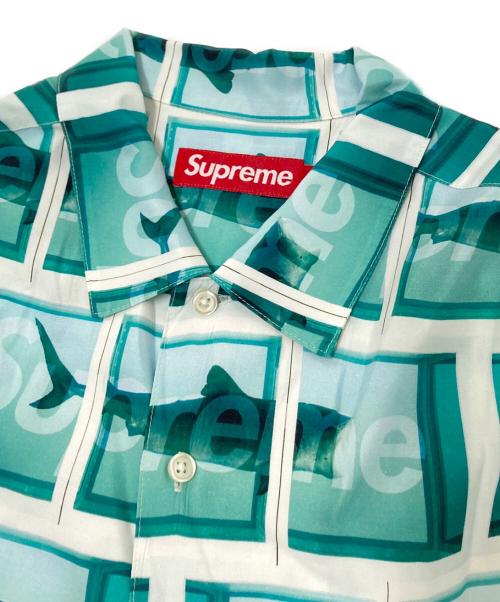 SUPREME（シュプリーム）SUPREME (シュプリーム) Damien Hirst S/S shirt ホワイト×グリーン サイズ:Lの古着・服飾アイテム