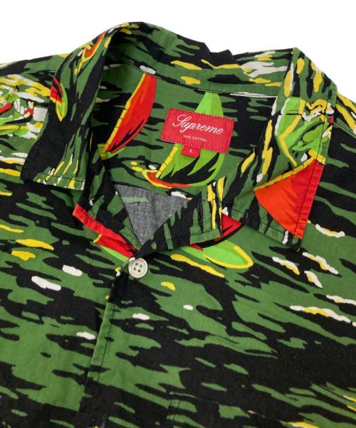 SUPREME（シュプリーム）SUPREME (シュプリーム) HAWAIIAN SHIRT レッド×グリーン サイズ:Lの古着・服飾アイテム