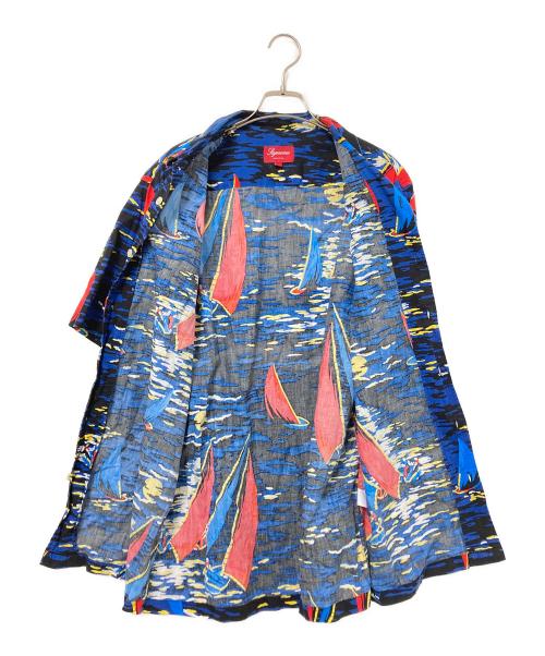 SUPREME（シュプリーム）SUPREME (シュプリーム) HAWAIIAN SHIRT ブルー×レッド サイズ:Lの古着・服飾アイテム