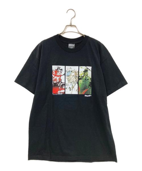 HUF（ハフ）HUF (ハフ) METAL GEAR SOLID (メタルギア ソリッド) コラボプリントTシャツ ブラック サイズ:L 未使用品の古着・服飾アイテム