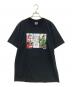 HUF（ハフ）の古着「コラボプリントTシャツ」｜ブラック