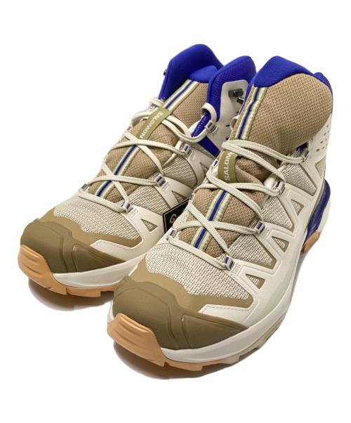 SALOMON（サロモン）SALOMON (サロモン) X ULTRA 360 EDGE MID GTX ベージュ×ブルー サイズ:28.0cm 未使用品の古着・服飾アイテム