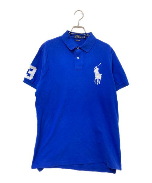 POLO RALPH LAUREN（ポロ・ラルフローレン）POLO RALPH LAUREN (ポロ・ラルフローレン) BIG PONY POLO ブルー サイズ:Lの古着・服飾アイテム