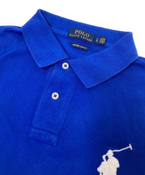 POLO RALPH LAUREN（ポロ・ラルフローレン）POLO RALPH LAUREN (ポロ・ラルフローレン) BIG PONY POLO ブルー サイズ:Lの古着・服飾アイテム