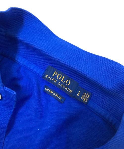POLO RALPH LAUREN（ポロ・ラルフローレン）POLO RALPH LAUREN (ポロ・ラルフローレン) BIG PONY POLO ブルー サイズ:Lの古着・服飾アイテム