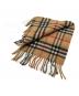 Burberry's (バーバリーズ) ラムウールノバチェックマフラー ベージュ×ブラック サイズ:下記参照：4000円