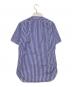 POLO RALPH LAUREN (ポロ・ラルフローレン) 半袖ストライプシャツ ブルー×ホワイト サイズ:14 1/2-32：4000円