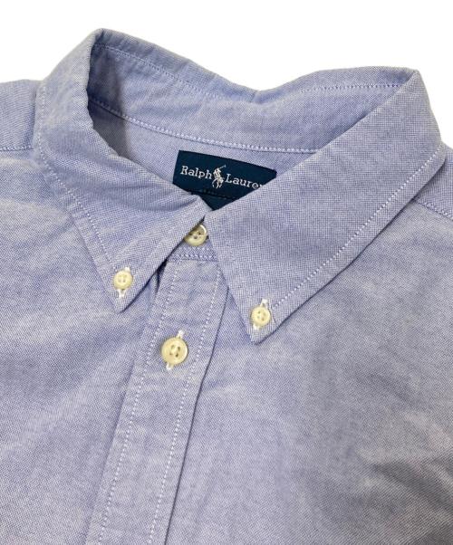 POLO RALPH LAUREN（ポロ・ラルフローレン）POLO RALPH LAUREN (ポロ・ラルフローレン) 半袖ボタンダウンシャツ ブルー サイズ:下記参照の古着・服飾アイテム