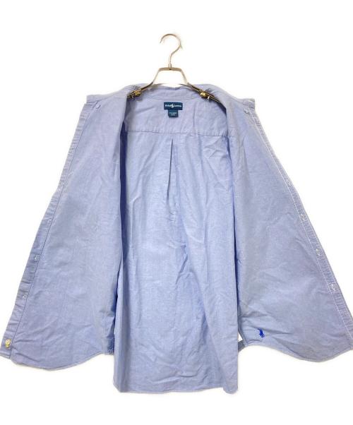 POLO RALPH LAUREN（ポロ・ラルフローレン）POLO RALPH LAUREN (ポロ・ラルフローレン) 半袖ボタンダウンシャツ ブルー サイズ:下記参照の古着・服飾アイテム