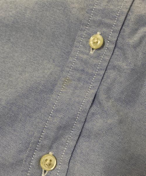 POLO RALPH LAUREN（ポロ・ラルフローレン）POLO RALPH LAUREN (ポロ・ラルフローレン) 半袖ボタンダウンシャツ ブルー サイズ:下記参照の古着・服飾アイテム