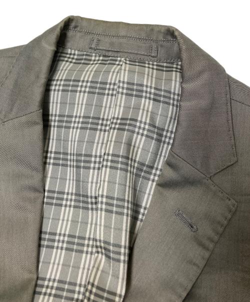 BURBERRY BLACK LABEL（バーバリーブラックレーベル）BURBERRY BLACK LABEL (バーバリーブラックレーベル) テーラードジャケット グレー サイズ:Mの古着・服飾アイテム