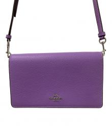 COACH（コーチ）の古着「ショルダーウォレット」｜パープル