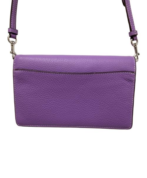 COACH（コーチ）COACH (コーチ) ショルダーウォレット パープルの古着・服飾アイテム
