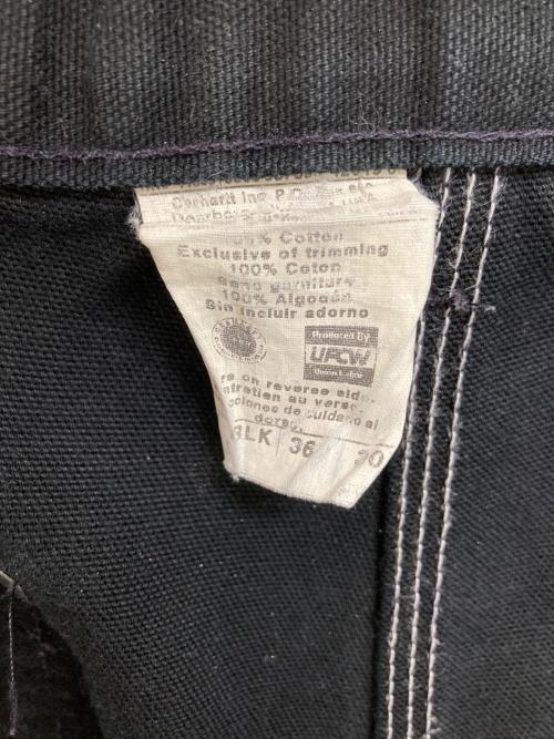 CarHartt（カーハート）CarHartt (カーハート) ダブルニーペインターパンツ ブラック サイズ:W36×L30の古着・服飾アイテム