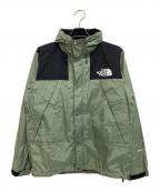 THE NORTH FACEザ ノース フェイス）の古着「マウンテン レインテックス ジャケット」｜グリーン×ブラック
