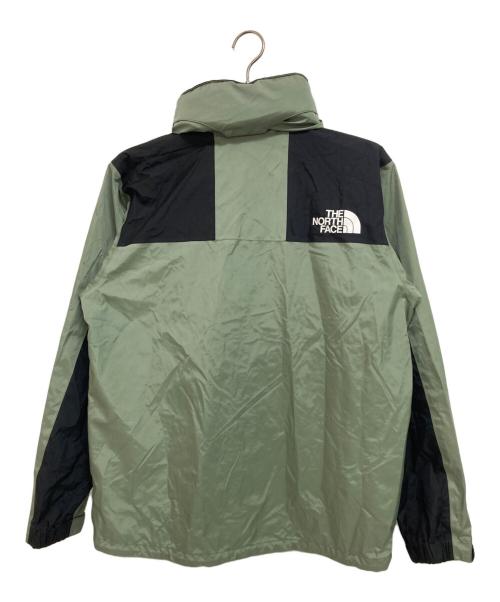 THE NORTH FACE（ザ ノース フェイス）THE NORTH FACE (ザ ノース フェイス) マウンテン レインテックス ジャケット グリーン×ブラック サイズ: Lの古着・服飾アイテム