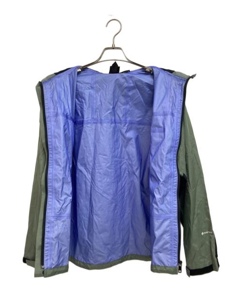 THE NORTH FACE（ザ ノース フェイス）THE NORTH FACE (ザ ノース フェイス) マウンテン レインテックス ジャケット グリーン×ブラック サイズ: Lの古着・服飾アイテム