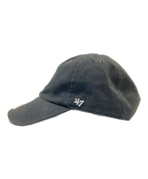 CarHartt（カーハート）CarHartt (カーハート) 47BRAND (フォーティーセブンブランド) GENUINE MERCHANDISE (ジェニュイン マーチャンダイズ) キャップ ブラック サイズ:下記参照の古着・服飾アイテム