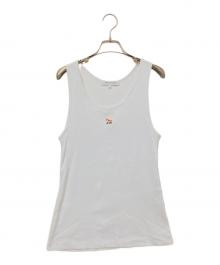maison kitsune（メゾンキツネ）の古着「Cotton tank top」｜ホワイト