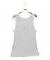maison kitsune（メゾンキツネ）の古着「Cotton tank top」｜ホワイト
