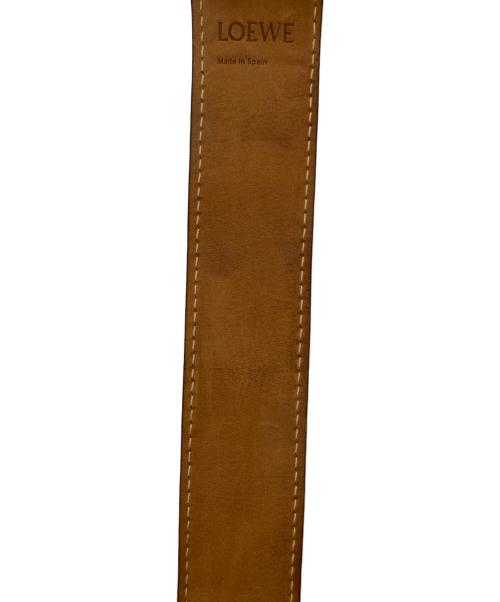 LOEWE（ロエベ）LOEWE (ロエベ) アナグラム スラップ スモール ブレスレット ブラウンの古着・服飾アイテム