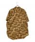 BEAMS PLUS (ビームスプラス) Adventure Shirt Ⅱ Polyester Print ホワイト×マスタード サイズ:L：7000円