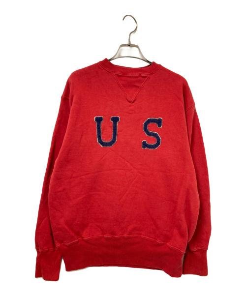 WAREHOUSE（ウエアハウス）WAREHOUSE (ウエアハウス) BEAMS PLUS (ビームスプラス) 別注 両V スウェット レッド サイズ:42の古着・服飾アイテム
