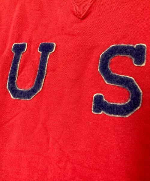 WAREHOUSE（ウエアハウス）WAREHOUSE (ウエアハウス) BEAMS PLUS (ビームスプラス) 別注 両V スウェット レッド サイズ:42の古着・服飾アイテム