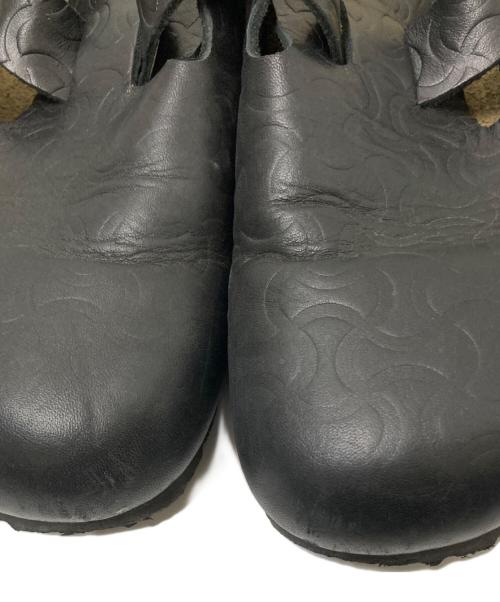BIRKENSTOCK（ビルケンシュトック）BIRKENSTOCK (ビルケンシュトック) BEAMS (ビームス) BONE PATTERN ブラック サイズ:28.0cmの古着・服飾アイテム